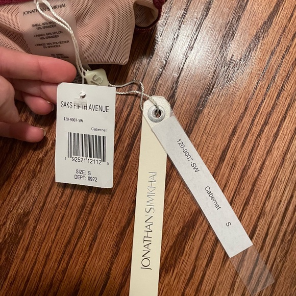 NWT Jonathan Simkhai Lace Bustier One Piece Swimsuit - Picture 8 of 10